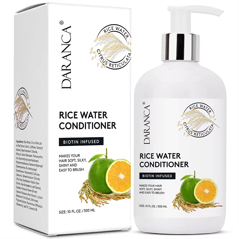 Natural hair conditioner with rice water